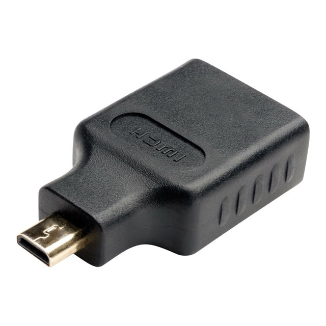 TRIPP LITE P142-000-MICRO  HDMI to HDMI Adpater Converter HDMI to Micro HDMI 1080p F/M - HDMI adapter - 19 pin micro HDMI Type D male to HDMI female - black