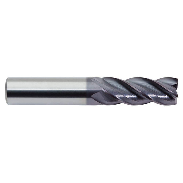 M.A. Ford. 17750000A Square End Mill: 1/2'' Dia, 1/2'' LOC, 1/2'' Shank Dia, 2-1/2'' OAL, 4 Flutes, Solid Carbide