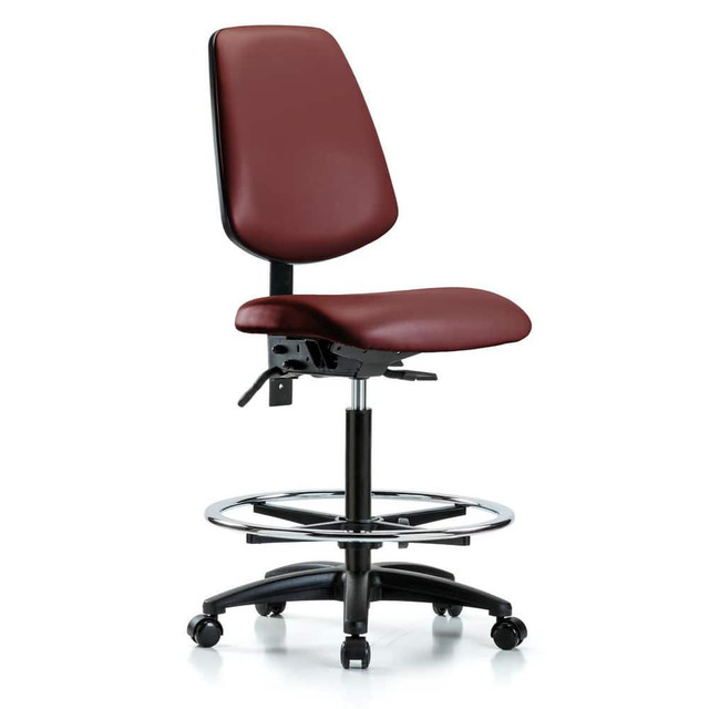 Blue Ridge Ergonomics MSC47308 Task Chair: Vinyl, Borscht