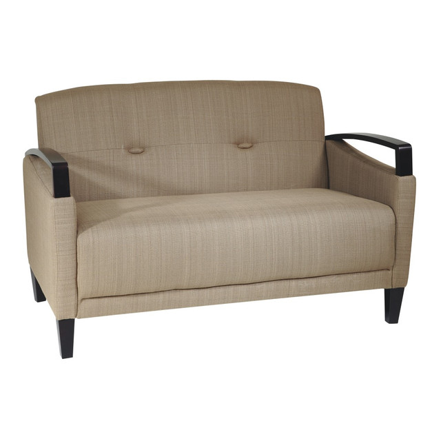 OFFICE STAR PRODUCTS Office Star MST52-S22  Ave Six Main Street Loveseat, Green/Espresso