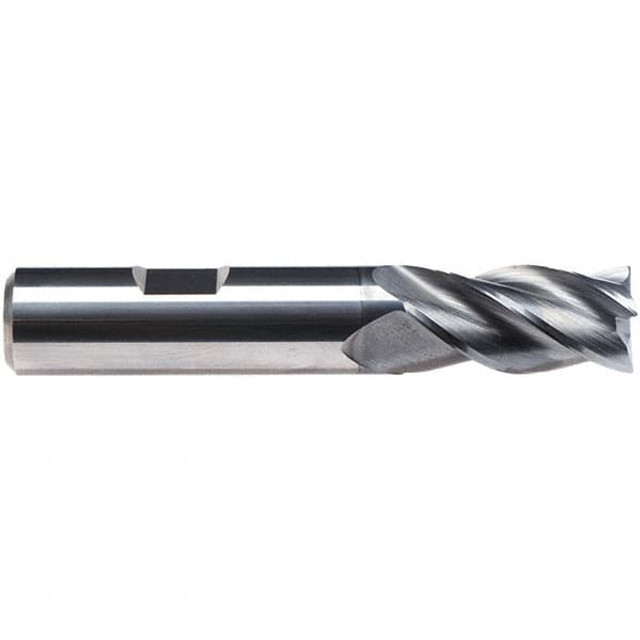 Emuge 2995L.0750 3/4" Diam 4-Flute 35-38° Solid Carbide 0.012" Chamfer Length Square Roughing & Finishing End Mill