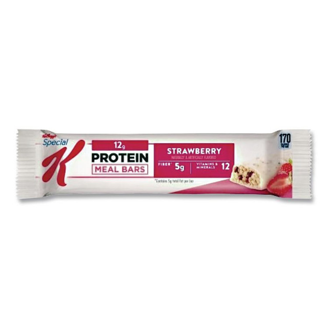 KELLOGG'S 29186 Special K Protein Meal Bar, Strawberry, 1.59 oz, 8/Box