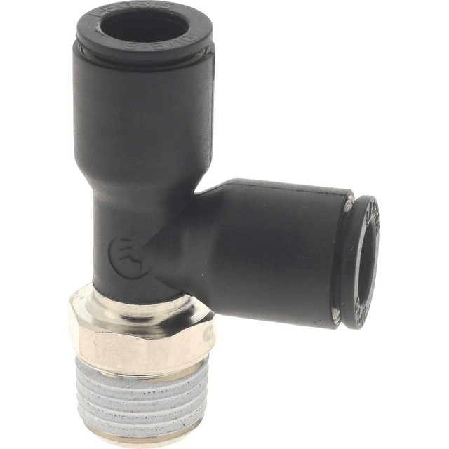 Legris 3103 08 13 Push-To-Connect Tube Fitting: Male Run Tee, 1/4" Thread