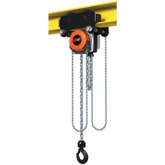 CM HU3000GA10 6,614 Lb Capacity, 10' Lift Height, Manual Chain Hoist