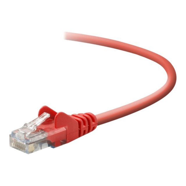 BELKIN, INC. A3L791B25-RED-S Belkin Cat. 5e Patch Cable - RJ-45 Male - RJ-45 Male - 25ft BELKIN, INC. A3L791B25-RED-S Belkin Cat. 5e Patch Cable - RJ-45 Male - RJ-45 Male - 25ft