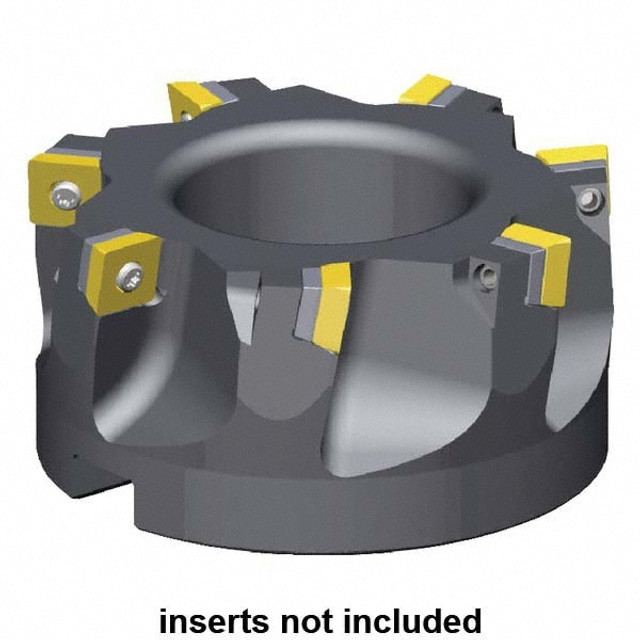 Kennametal 1024965 5" Cut Diam, 1-1/2" Arbor Hole Diam, 0.361" Max Depth, Indexable Square-Shoulder Face Mill