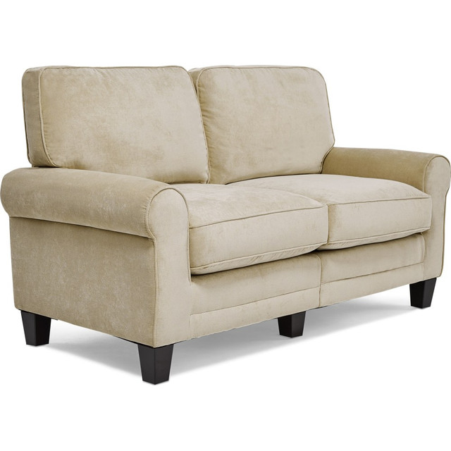 MILLWORK HOLDING CO INC UPH200004 Serta RTA Copenhagen Collection Fabric Loveseat Sofa, 61inW, Vanity Beige