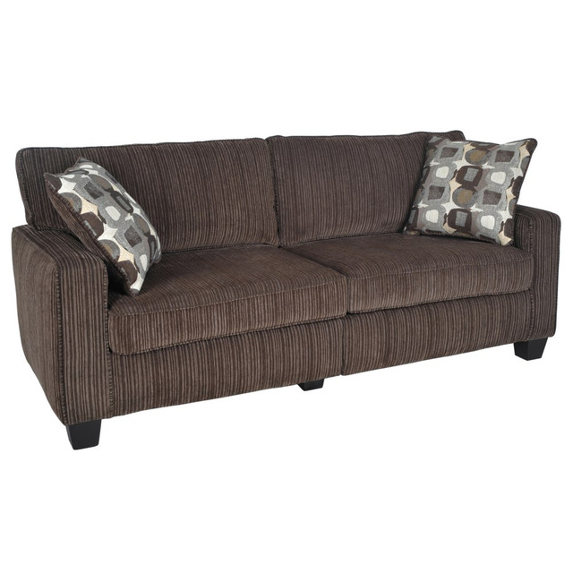 MILLWORK HOLDING CO INC CR43535PB Serta RTA San Paolo Collection Fabric Sofa, 73inW, Mink Brown