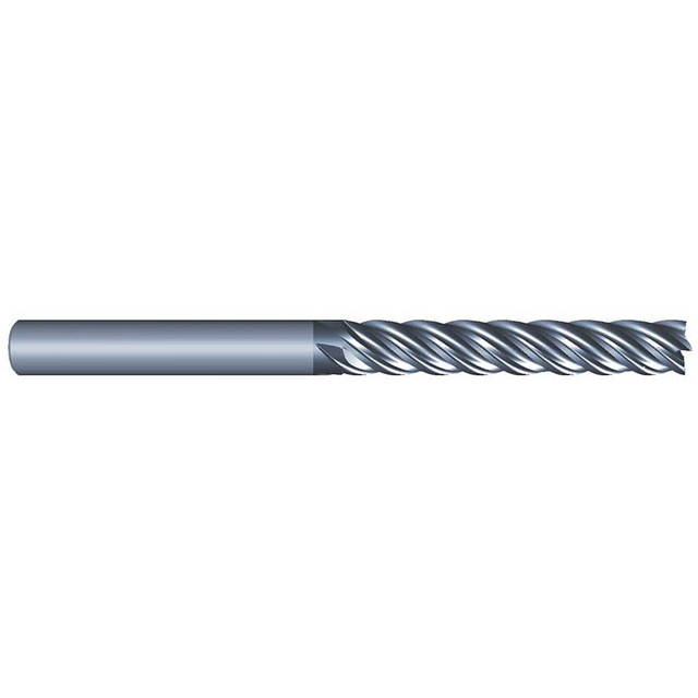 Eliminator 1160-5000-060 Corner Radius End Mill: 1/2" Dia, 3" LOC, 0.06" Radius, 5 Flutes, Solid Carbide