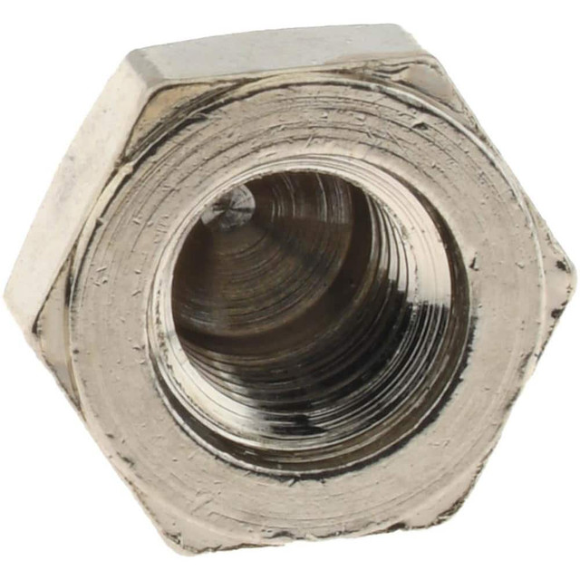 Value Collection R63488486 1/4-28" UNF, 7/16" Width Across Flats, Nickel Plated, Brass Acorn Nut