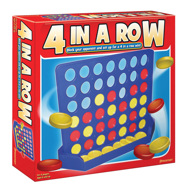 PRESSMAN TOY CORPORATION PRE170306 Pressman Toys 4 In A Row Game, Ages 6-14