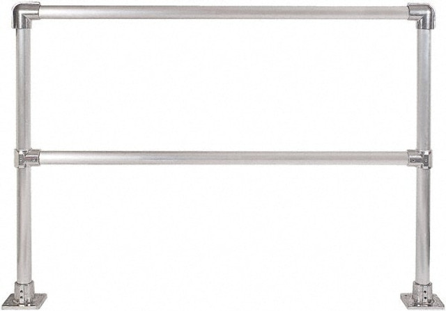 Hollaender 50230 6' Long x 6-1/2" High, Aluminum Straight Railing