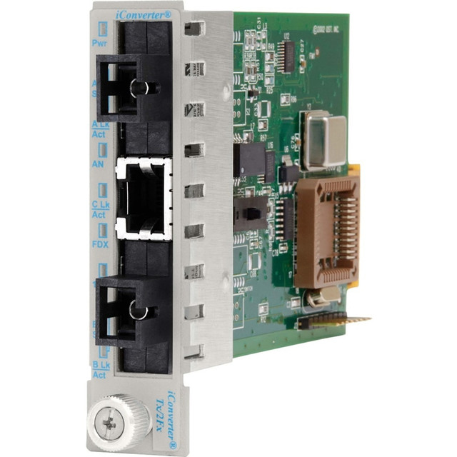 OMNITRON SYSTEMS TECHNOLOGY, INC. 8431-2 Omnitron Systems iConverter Tx/2Fx UTP to Fiber Media Converter - 1 x RJ-45 , 2 x SC - 100Base-TX, 100Base-FX OMNITRON SYSTEMS TECHNOLOGY, INC. 8431-2 Omnitron Systems iConverter Tx/2Fx UTP to Fiber Media Converter - 1 x RJ-45 , 2 x SC - 100Base-TX, 100Base-FX