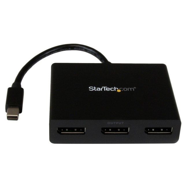 STARTECH.COM MSTMDP123DP  3-Port Multi Monitor Adapter - Mini DisplayPort 1.2 to DisplayPort MST Hub - Triple 1080p/Dual 4K - Windows Extended Desktop