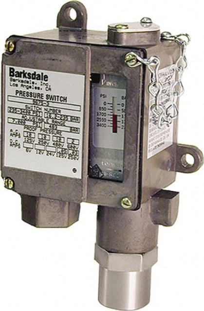 Barksdale D9675-2 Sealed Piston Pressure Switch: 1/4" NPTF Thread