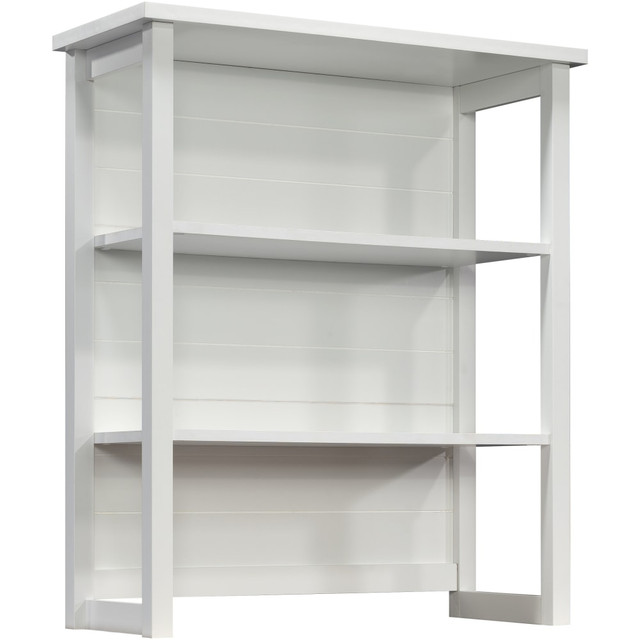SAUDER WOODWORKING CO. 430232 Sauder Cottage Road 34inW 2-Shelf Library Hutch, White