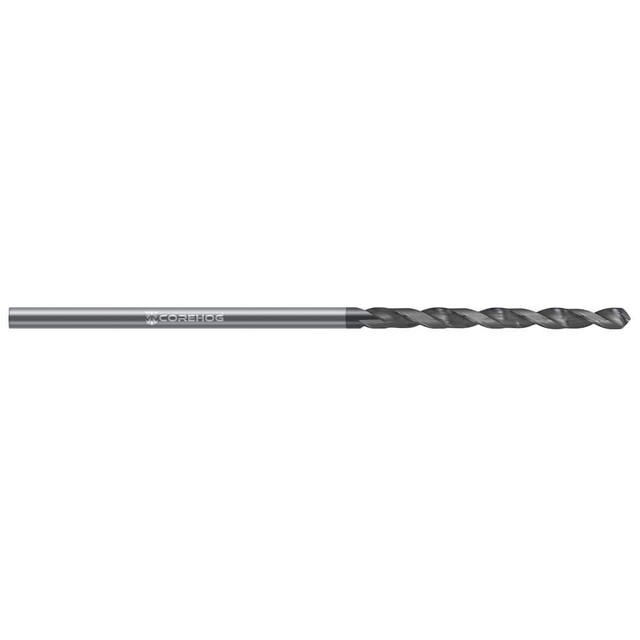 Corehog C54798 Jobber Length Drill Bits; Drill Bit Size (Inch): 5/32 ; Drill Bit Size (Decimal Inch): 0.1563 ; Drill Bit Material: Solid Carbide ; Cutting Direction: Right Hand ; Coating/Finish: DLC ; Number of Flutes: 2