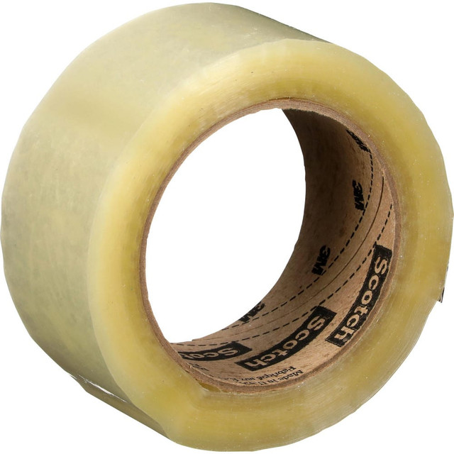 3M Box Sealing & Label Protection Tape; Overall Thickness: 1.2mil; Overall Length: 109.36; Overall Width: 2; Tensile Strength: 22lb/in; Adhesive Type: Hot Melt 7100288162