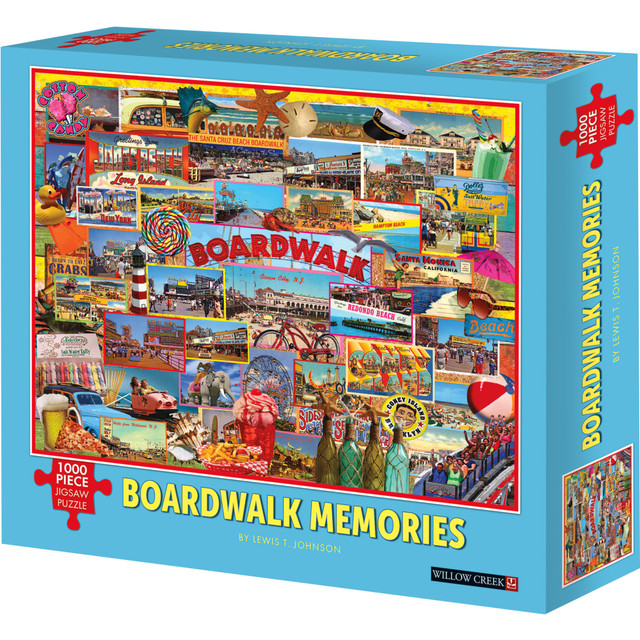 WILLOW CREEK PRESS 49090  1,000-Piece Puzzle, Boardwalk Memories
