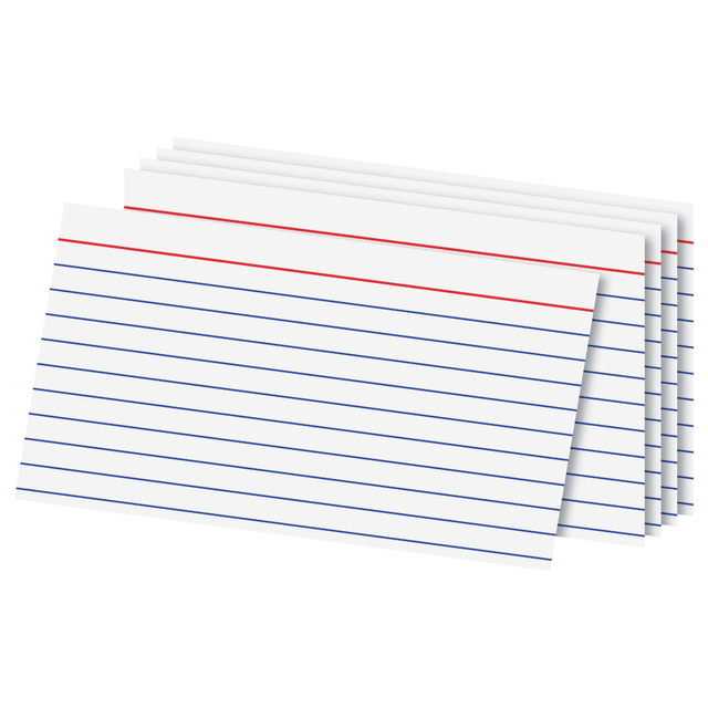 OFFICE DEPOT OD40153 Brand Index Cards, 3in x 5in, Ruled, White, 100 OFFICE DEPOT OD40153 Brand Index Cards, 3in x 5in, Ruled, White, 100