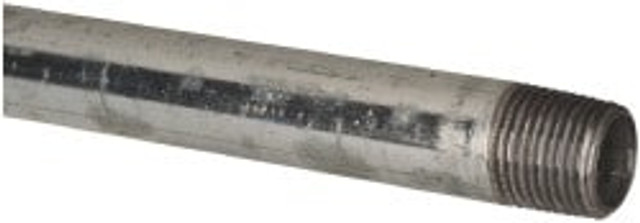 B&K Mueller 563-180FG Galvanized Pipe Nipple: 1/2", 18" Long, Schedule 40, Steel