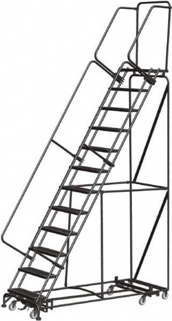 Ballymore WA113214P Steel Rolling Ladder: 11 Step