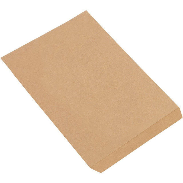 B O X MANAGEMENT, INC. BGM104K Partners Brand Flat Merchandise Bags, 10inW x 13inD, Kraft, Case Of 1,000