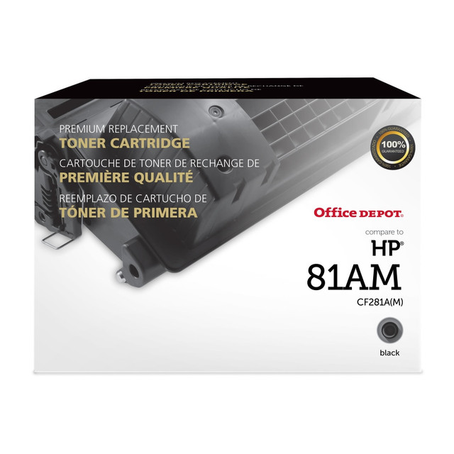 CLOVER TECHNOLOGIES GROUP, LLC 200816P Clover Imaging Group Remanufactured Black Toner Cartridge Replacement For HP 81A, 200816P