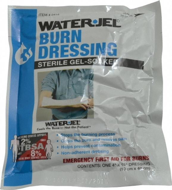 North 049076 16" Long x 4" Wide, General Purpose Gel Soaked Burn Dressing