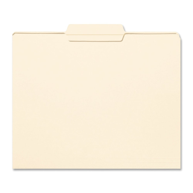 SMEAD MFG CO 10336 Smead File Folders, Letter Size, 1/3 Cut, Center Tab Cut, Manila, Box Of 100
