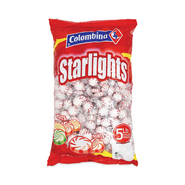 COLOMBINA S.A. 26900012 Peppermint Starlight Mints, 5 lb Bag