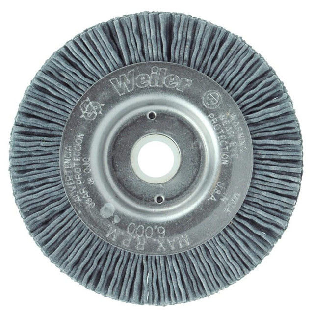 Weiler 31094 Wheel Brush: 3" Wheel Dia, Crimped