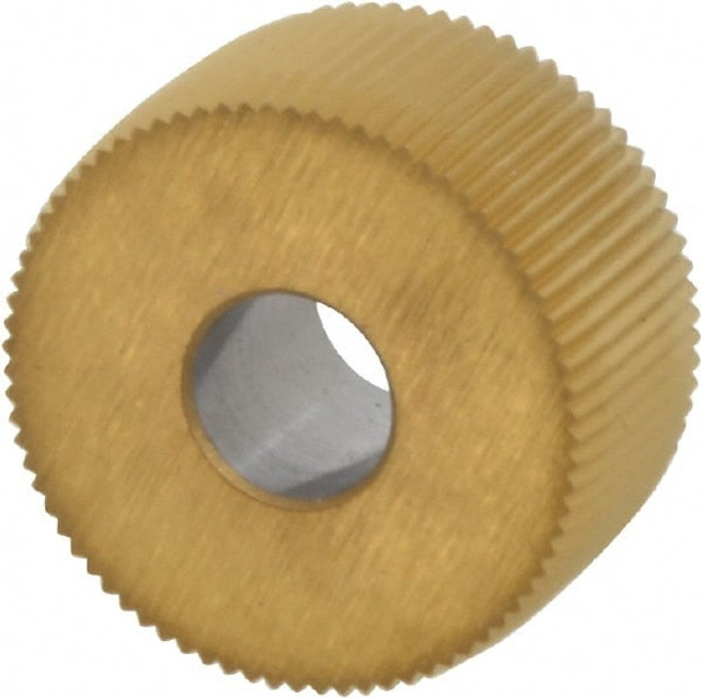 MSC KPSV233 Convex Knurl Wheel: 3/4" Dia, 90 ° Tooth Angle, 33 TPI, Straight, Cobalt