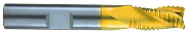 RobbJack STR-301-10-C Square End Mill: 5/16'' Dia, 1/2'' LOC, 5/16'' Shank Dia, 2-1/2'' OAL, 3 Flutes, Solid Carbide