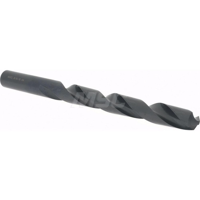 Hertel 83240390 Jobber Length Drill Bit: 39/64" Dia, 118 °, High Speed Steel