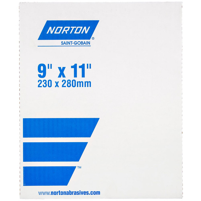 Norton 66261100940 Sanding Sheet: 180 Grit, Silicon Carbide