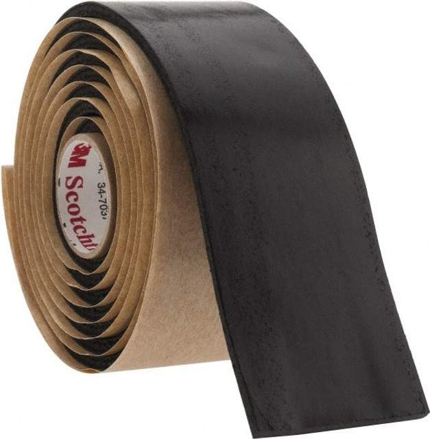 3M 7000006089 Electrical Tape: 1-1/2" Wide, 60" Long, 125 mil Thick, Black