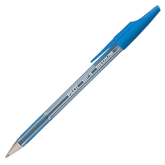 PILOT CORPORATION OF AMERICA 36711 Pilot Better Ballpoint Pens, Medium Point, 1.0 mm, Blue Barrel, Blue Ink, Pack Of 12 PILOT CORPORATION OF AMERICA 36711 Pilot Better Ballpoint Pens, Medium Point, 1.0 mm, Blue Barrel, Blue Ink, Pack Of 12