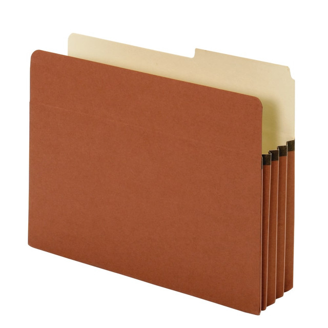 MODIFIED MUSIC 63088 Pendaflex Redrope Expanding File Pockets, 3 1/2in Expansion, Letter Size, Brown, Box Of 25 File Pockets