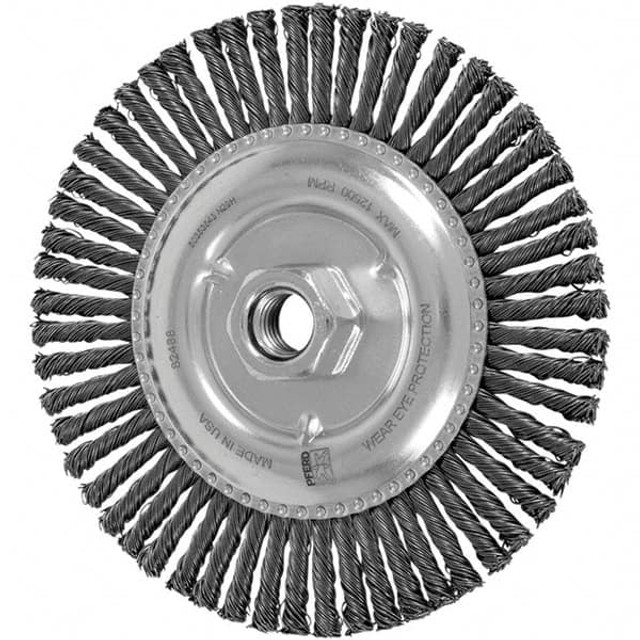 PFERD 79182488 Wheel Brush:  6" Wheel Dia,  3/16" Face Width