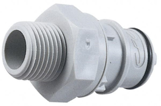 CPC Colder Products 62500 Push-to-Connect Tube Fitting: Connector, 3/8" Thread, 3/8" OD