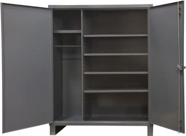 Durham HDWC243678-5S95 Combination Steel Storage Cabinet: 36" Wide, 24" Deep, 78" High