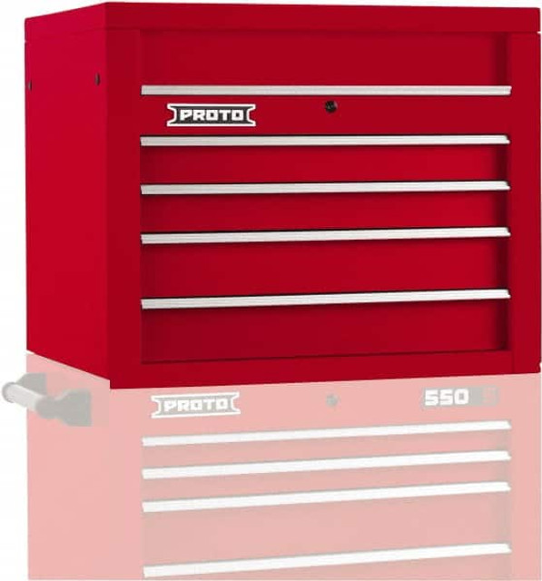 Proto J553427-4RD Tool Chest: 4 Drawers, 25-1/4" OAD, 27" OAH, 34" OAW