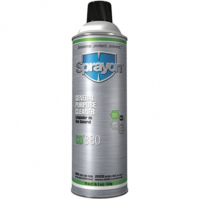 Sprayon. SC0880000 All-Purpose Cleaner: 20 gal Aerosol