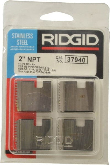 Ridgid 37940 2 - 11-1/2 NPT, Right Hand, High Speed Steel, Pipe Threader Die