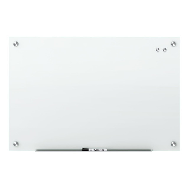 ACCO BRANDS USA, LLC G3624W Quartet Infinity Magnetic Glass Unframed Dry-Erase Whiteboard, 36in x 24in, White