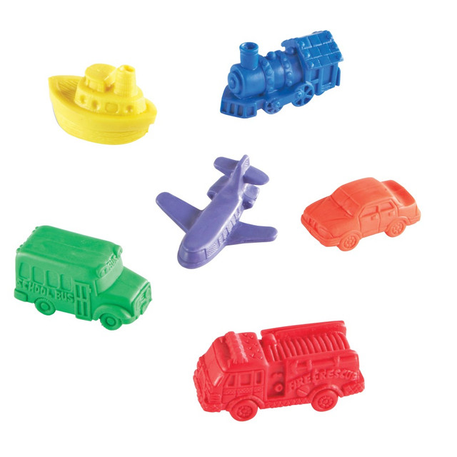 LEARNING RESOURCES, INC. LER0190 Learning Resources Mini-Motors Counters, Ages 3-12, Assorted Colors, Pack Of 72