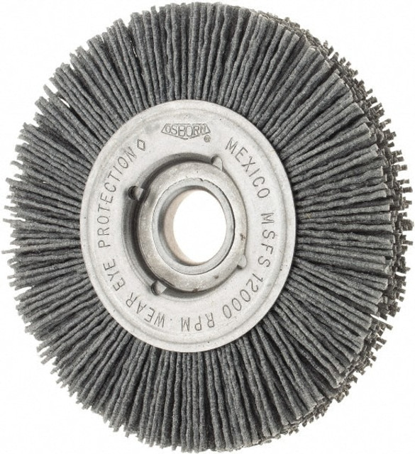 Osborn 0002240400 Wheel Brush: 4" Wheel Dia, Crimped