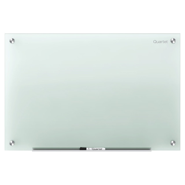 ACCO BRANDS USA, LLC G9648F Quartet Infinity Glass Unframed Non-Magnetic Dry-Erase Whiteboard, 96in x 48in, Frosted White