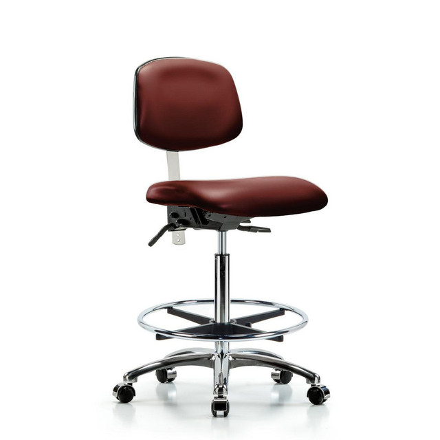 Blue Ridge Ergonomics MSC43869 Task Chair: Vinyl, Borscht